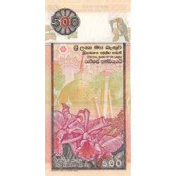 Sri-Lanka - Pick 119d - 500 rupees - Série H/154 - 19/11/2005 - Etat : NEUF