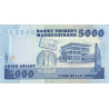 Madagascar - Pick 73b - 5'000 francs - 1'000 ariary - Série CD - 1992 - Etat : SUP