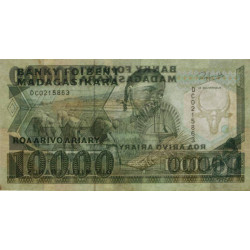 Madagascar - Pick 74b - 10'000 francs - 2'000 ariary - Série DC - 1992 - Etat : TTB