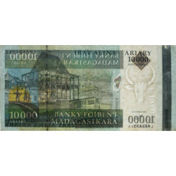 Madagascar - Pick 85 - 10'000 ariary - 50'000 francs - Série A J- 2003 - Etat : TB+