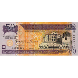 Rép. Dominicaine - Pick 183c - 50 pesos dominicanos - 2013 - Etat : NEUF