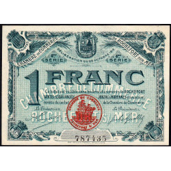 Rochefort-sur-Mer - Pirot 107-16 - 1 franc - 4me Série - 28/10/1915 - Etat : NEUF