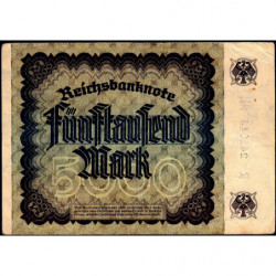 Allemagne - Pick 81a_1 - 5'000 mark - 02/12/1922 - Imp. RH - Série R - Etat : TTB