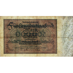 Allemagne - Pick 88a - 500'000 mark - 01/05/1923 - Série B - Etat : TTB-