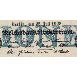 Allemagne - Pick 97b_1 - 20 millions mark - 25/07/1923 - Série 19 K - Etat : TTB