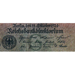 Allemagne - Pick 175 - 10 reichsmark - 11/10/1924 - Lettre G - Série K - Etat : TB