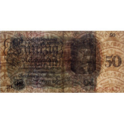 Allemagne - Pick 177 - 50 reichsmark - 11/10/1924 - Lettre C - Série A - Etat : TB+