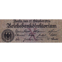 Allemagne - Pick 177 - 50 reichsmark - 11/10/1924 - Lettre X - Série F - Etat : TB