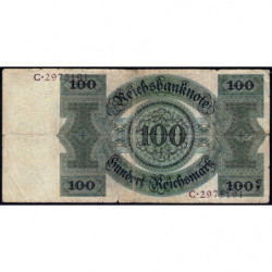 Allemagne - Pick 178 - 100 reichsmark - 11/10/1924 - Lettre Z - Série C - Etat : TB