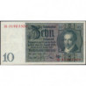 Allemagne - Pick 180a - 10 reichsmark - 22/01/1929 - Lettre K - Série H - Etat : TTB