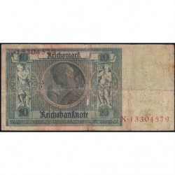 Allemagne - Pick 180a - 10 reichsmark - 22/01/1929 - Lettre S - Série X - Etat : TB-