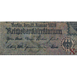 Allemagne - Pick 180a - 10 reichsmark - 22/01/1929 - Lettre S - Série X - Etat : TB-