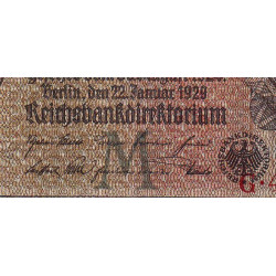 Allemagne - Pick 181a - 20 reichsmark - 22/01/1929 - Lettre M - Série G - Etat : TB+