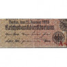 Allemagne - Pick 181b - 20 reichsmark - 22/01/1929 - Sans lettre - Série A - Etat : TB+