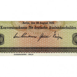 Allemagne - Pick 199 - 5 reichsmark - 28/08/1933 - Série A - Etat : TTB+