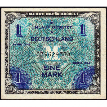 Allemagne - Occupation alliée - Pick 192a - 1 mark - 1944 - Etat : TTB+