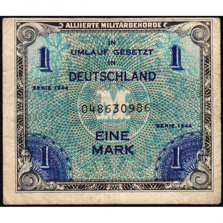 Allemagne - Occupation alliée - Pick 192a - 1 mark - 1944 - Etat : TB