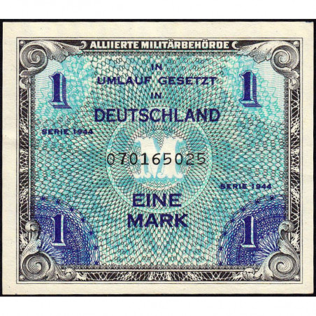 Allemagne - Occupation alliée - Pick 192a - 1 mark - 1944 - Etat : SUP