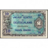 Allemagne - Occupation alliée - Pick 194a - 10 mark - 1944 - Etat : SUP+