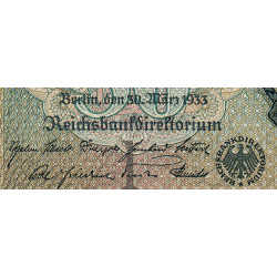 Allemagne - Pick 182a_1 - 50 reichsmark - 30/03/1933 - Lettre I - Série Z - Etat : TTB