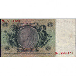 Allemagne - Pick 182a_2 - 50 reichsmark - 30/03/1933 - Lettre C - Série N - Etat : TTB+