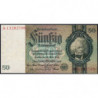 Allemagne - Pick 182a_2 - 50 reichsmark - 30/03/1933 - Lettre K - Série A - Etat : SPL