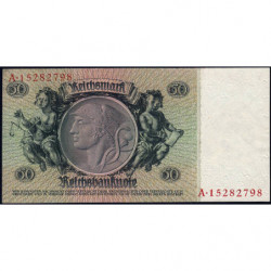 Allemagne - Pick 182a_2 - 50 reichsmark - 30/03/1933 - Lettre K - Série A - Etat : SPL