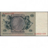 Allemagne - Pick 182a_2 - 50 reichsmark - 30/03/1933 - Lettre L - Série A - Etat : TTB-