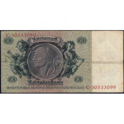 Allemagne - Pick 182a_2 - 50 reichsmark - 30/03/1933 - Lettre L - Série C - Etat : TB+