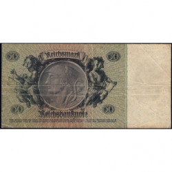 Allemagne - Pick 182b - 50 reichsmark - 30/03/1933 - Sans lettre - Série M - Etat : TB+