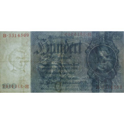 Allemagne - Pick 183a - 100 reichsmark - 24/06/1935 - Lettre C - Série B - Etat : TTB