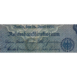 Allemagne - Pick 183a - 100 reichsmark - 24/06/1935 - Lettre C - Série B - Etat : TB+