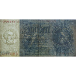 Allemagne - Pick 183a - 100 reichsmark - 24/06/1935 - Lettre G - Série O - Etat : TTB