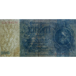 Allemagne - Pick 183b - 100 reichsmark - 24/06/1935 - Sans lettre - Série C - Etat : TTB