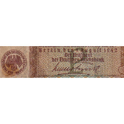 Allemagne - Pick 186a_1 - 5 reichsmark - 01/08/1942 - Lettre P - Série D - Etat : B