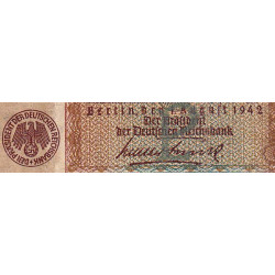 Allemagne - Pick 186a_2 - 5 reichsmark - 01/08/1942 - Lettre P - Série D - Etat : TB