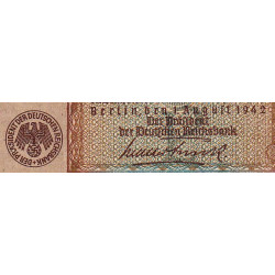 Allemagne - Pick 186a_2 - 5 reichsmark - 01/08/1942 - Lettre P - Série F - Etat : TTB+