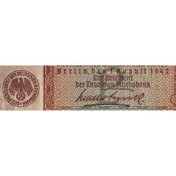 Allemagne - Pick 186a_2 - 5 reichsmark - 01/08/1942 - Lettre P - Série T - Etat : TTB