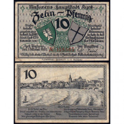 Pologne - Notgeld - Lyck (Elk) - 10 pfennig - 01/10/1920 - Etat : TTB