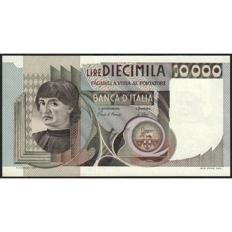 Italie - Pick 106b_1 - 10'000 lire - 06/09/1980 - Etat : pr.NEUF