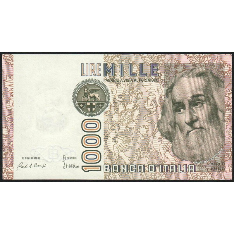 Italie - Pick 109a_3 - 1'000 lire - Lettre C - Série OC B - 06/01/1982 (14/03/1984) - Etat : NEUF