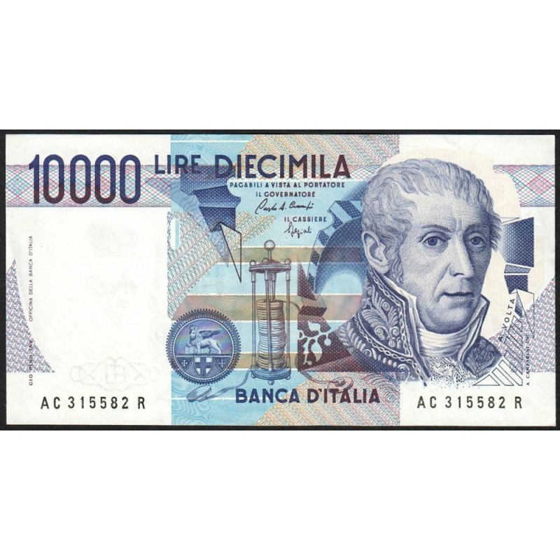 Italie - Pick 112b - 10'000 lire - Lettre C - 03/09/1984 (1988) - Etat : SPL