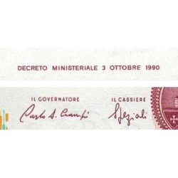 Italie - Pick 114a - 1'000 lire - Lettre A - 03/10/1990 - Etat : SPL+