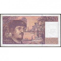 F 66bis-04 - 1993 - 20 francs - Debussy - Série R.039 - Etat : TTB