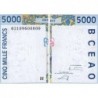 Niger - Pick 613Hl - 5'000 francs - 2003 - Etat : TTB+