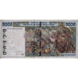 Niger - Pick 613Hl - 5'000 francs - 2003 - Etat : TTB+