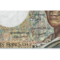 F 70-02 - 1982 - 200 francs - Montesquieu - Série Y.012 - Etat : TB