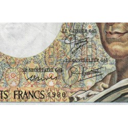 F 70-06 - 1986 - 200 francs - Montesquieu - Série C.042 - Etat : TTB-