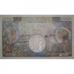 F 39-09 - 29/06/1944 - 1000 francs - Commerce - Série E.2632 - Etat : SUP